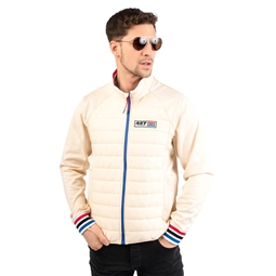 Shelby 427 Off-White Quilted Fleece Jacket
