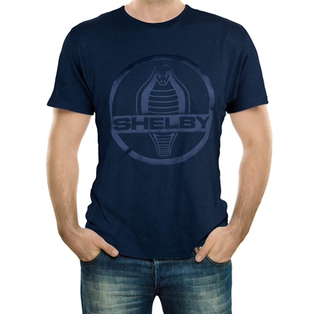Shelby Navy Tonal Vinyl - T-Shirt