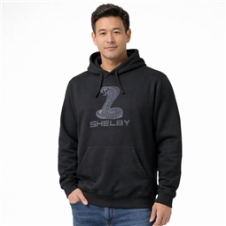 Shelby Tonal Vinyl Hoody- Black