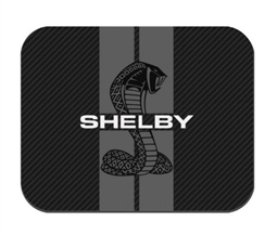 Shelby Carbon Fiber Mouse Pad- Grey Stripes