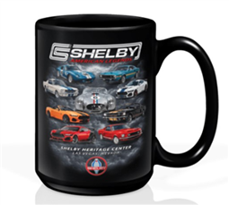 Shelby American Legends 15oz Ceramic Mug - Black