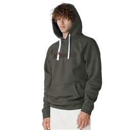 Shelby Suede Applique Pullover Hoody - Heather Green