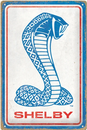 Shelby Cobra Snake Tin Wall Sign