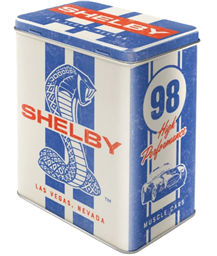Shelby High-Performance Tin Storage Box - Red/Wht/Blu