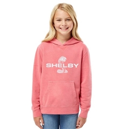 Youth Shelby Vintage Wash Coral Hoody