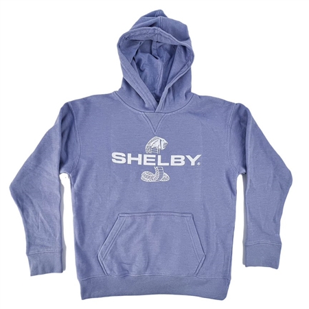 Youth Shelby Vintage Wash Periwinkle Hoody
