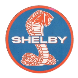 Shelby Cobra Round Embossed Metal Magnet