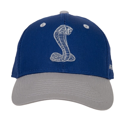 Youth Shelby Royal Blue and Grey Hat