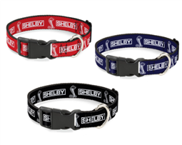 Shelby Box Snake Dog Collar- Plastic Clip - Black - SMALL