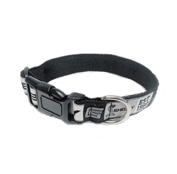 Shelby Collage 14" Pet Collar- Black & White