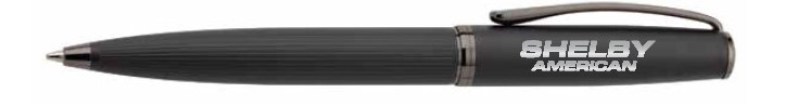 Shelby Twist Action Ballpoint Pen- Black