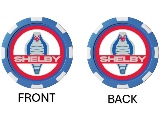 Shelby Cobra Poker Chip