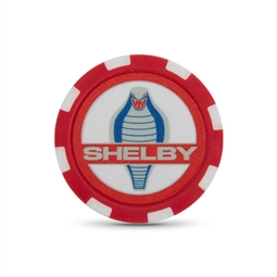 Shelby Cobra Red Poker Chip