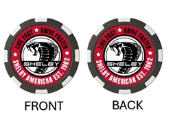 Shelby Live Fast, Drive Fast, Poker Chip