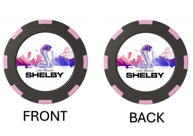Shelby Skyline Poker Chip - Pink