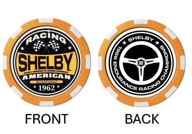 Shelby Racing Poker Chip