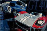Daytona & GT40 MKII Poster