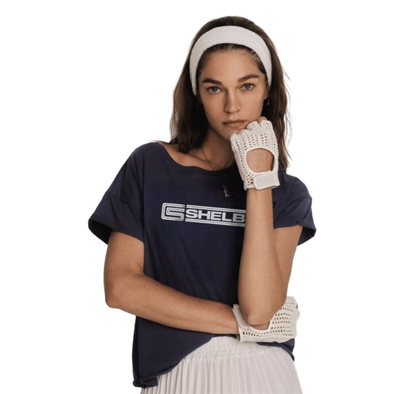 Shelby Sportiqe Ladies Crop Tee- Hale