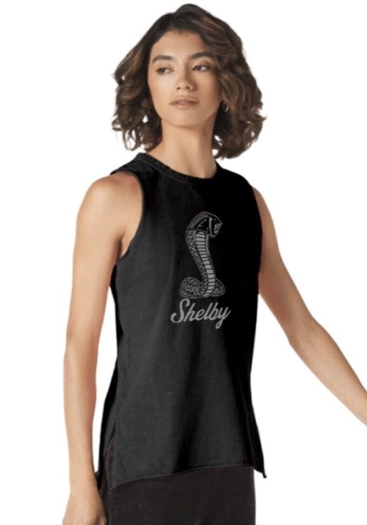 Shelby Sportiqe Ladies Tank Top- Asphalt