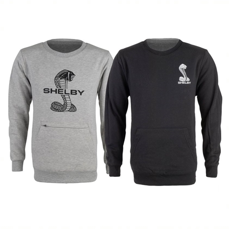 Shelby Reversible Crew Neck Sweatshirts Black / Grey