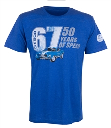 GT500 50 Years of Speed Royal Blue Tee