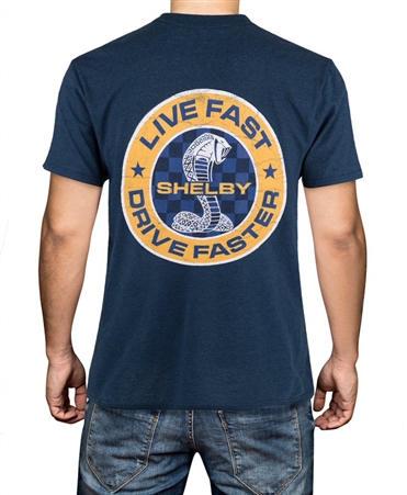 Live Fast, Drive Faster Indigo T-Shirt