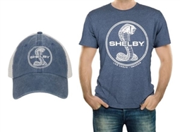 Vintage Shelby Snake Blue T-Shirt & Hat Combo