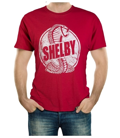Shelby Men's Racer Circle Red T-Shirt