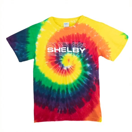 Shelby Youth Rainbow Tie Dye T-Shirt