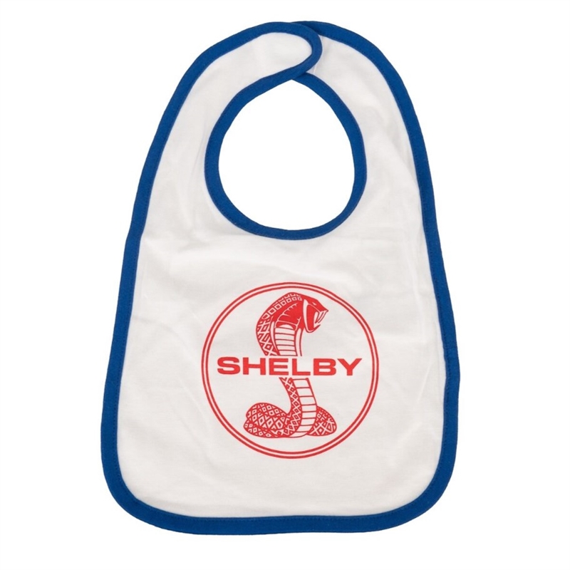 Shelby Bib- White with  Royal Trim