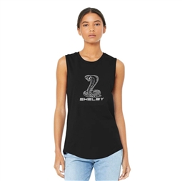 Shelby Ladies Relaxed Tank- Black