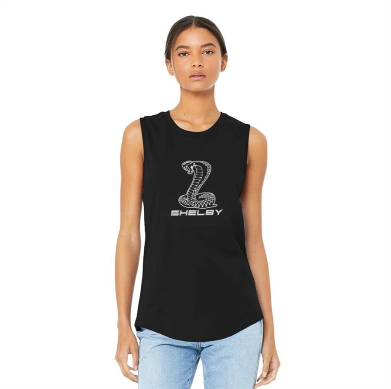Shelby Ladies Relaxed Tank- Black