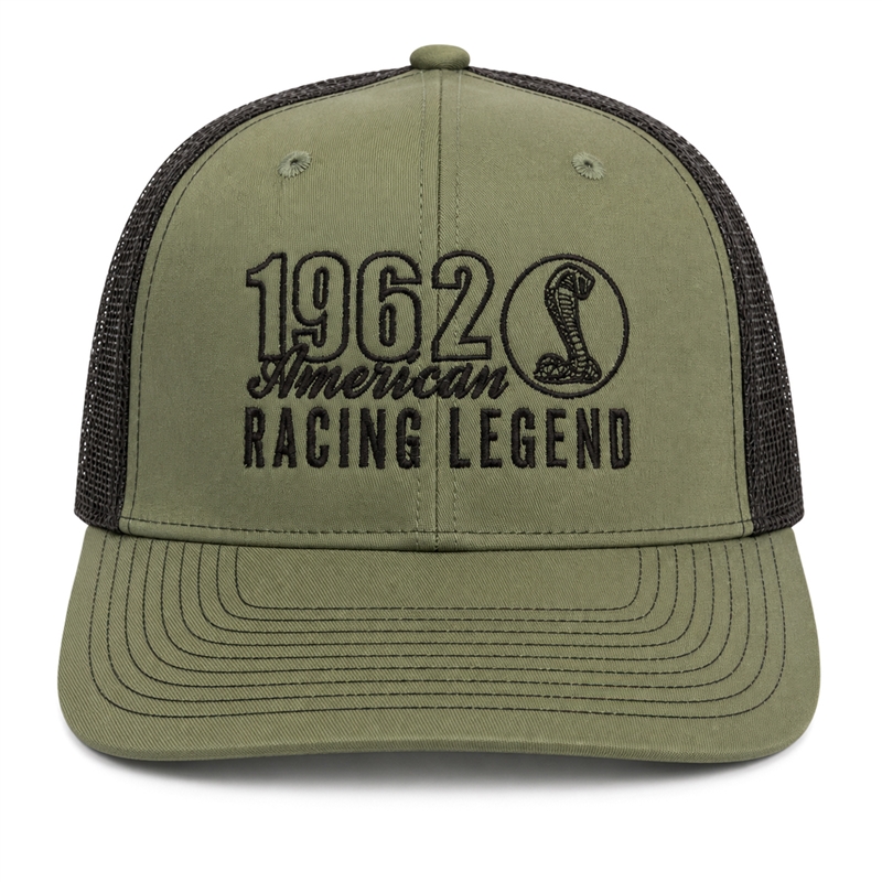 Shelby American Racing Legend Trucker Hat - Army Green/Black