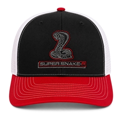 Shelby Super Snake-R Trucker Hat - Black/White/Red