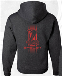 Shelby Super Snake Pullover Hoody - Black Heather