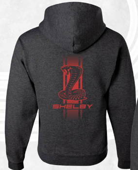 Shelby Super Snake Pullover Hoody - Black Heather