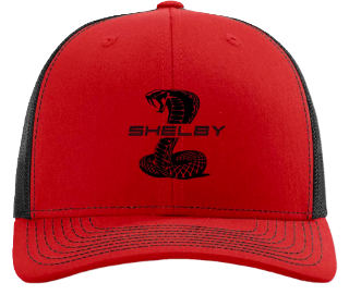 Shelby Super Snake Richardson 112 Hat - Red/Black