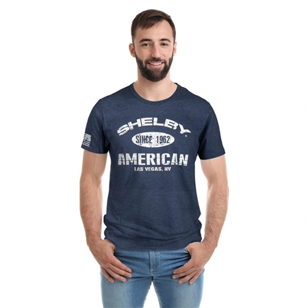 Shelby American Navy T- Shirt