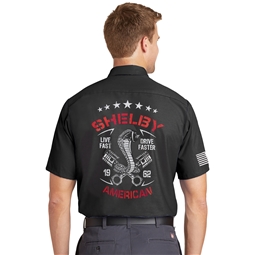 Shelby Drive Faster Work Shirt - Charcoal