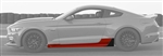 2015-2022 Shelby GTE/GT-H Rocker Panel Kit
