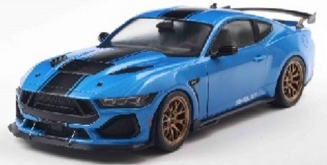 1:18 2025 Shelby Mustang Super Snake- Blue