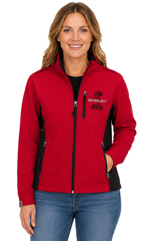 Women's Red Soft Shell Jacket