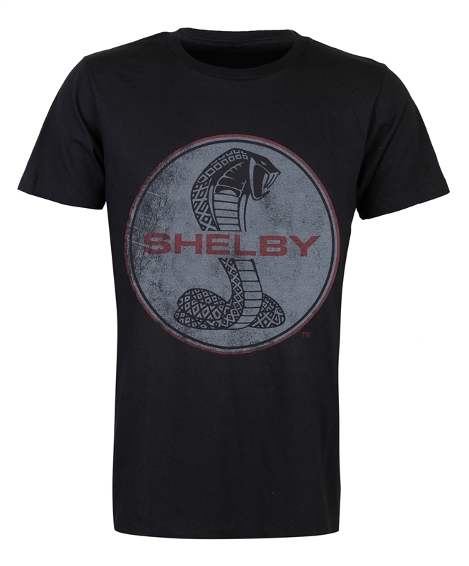 Shelby Faded Super Snake Black Tee Shirt SAM0027-BLK 