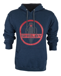 Shelby Cobra Medallion Navy Pullover Hoody