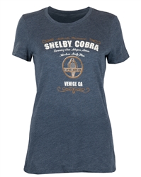 Ladies Authentic Shelby Navy Tee