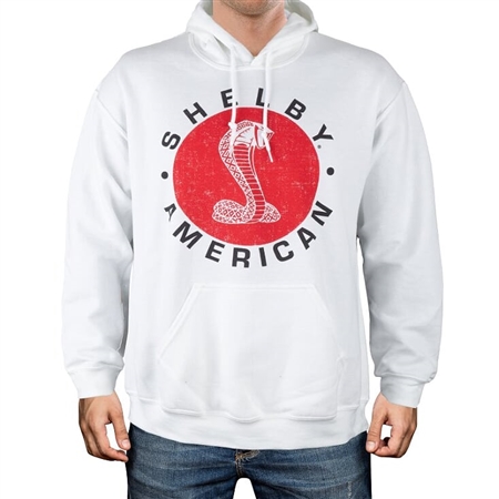 Shelby American White Pullover Hoody