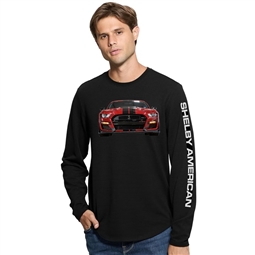Shelby GT500 Long Sleeve Black Tee