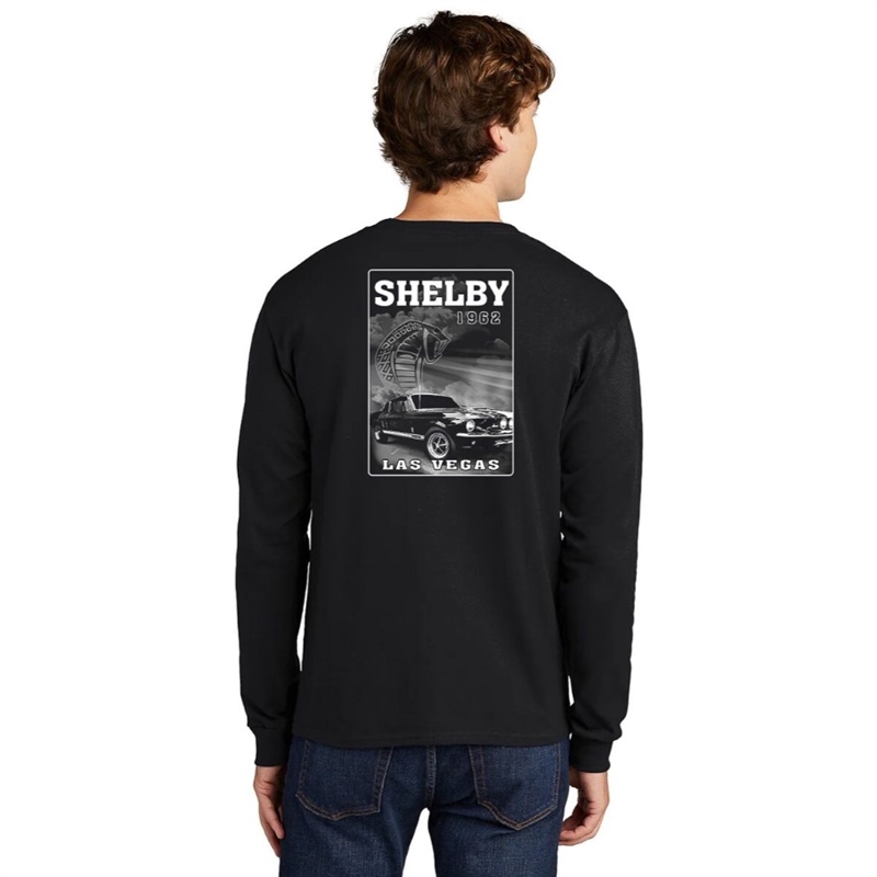 Shelby 1962 Black Tee- Long Sleeve
