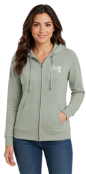Ladies Super Snake Full-Zip Hoody - Basil