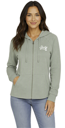 Ladies Super Snake Full-Zip Hoody - Basil